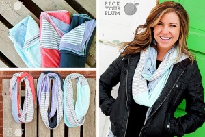 color block infinity scarves