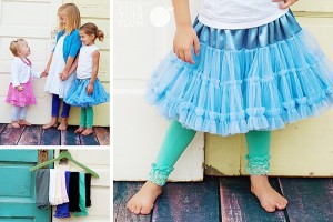 footless lace trim tights