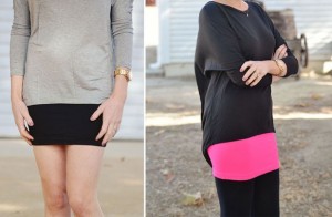 solid layering skirts