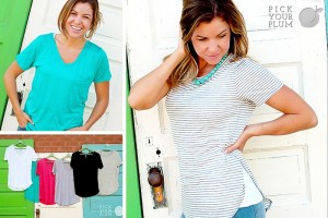 vneck or round neck tees