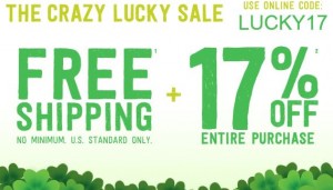 crazy 8 free shipping mar 17