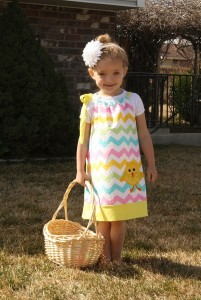 easter chick dress