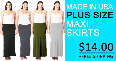 Plus Size Maxi Skirts
