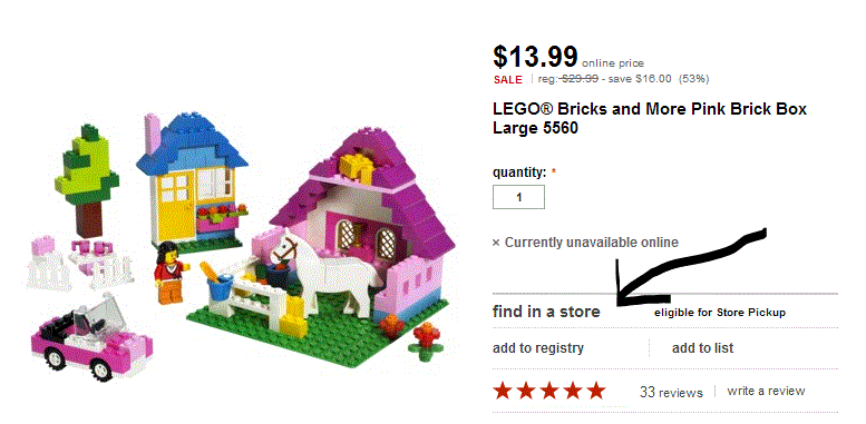 Target Lego Item