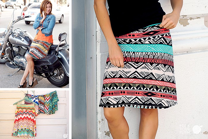 Tribal Print Skirts
