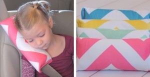 chevron seatbelt pillows