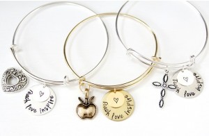 teach love inspire bracelet