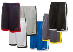 Fila Men's Athletic Shorts, 4 Styles, 20 Color Options