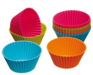 Kitchen Craft Colourworks Silicone Cupcake Cases, Pack of 12