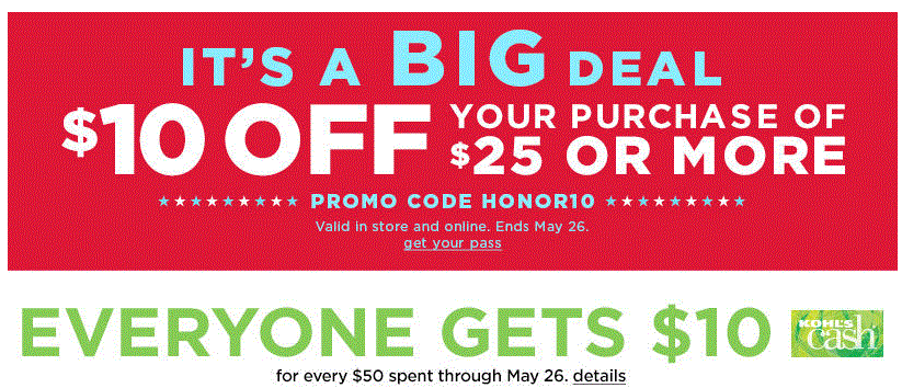Kohl's Promo