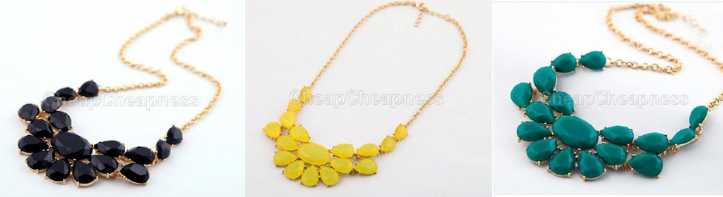 bib statement necklaces