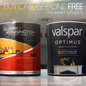 buy 1 get 1 free gallon paint