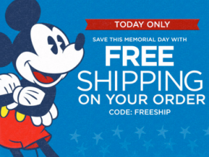 free shipping disney store