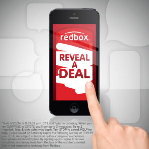 reveal a deal redbox code