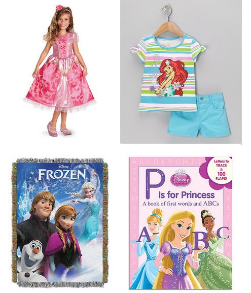 zulily disney princess sale