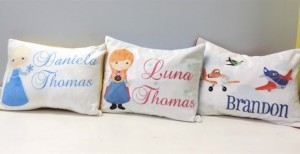 Personalized Minky Travel Pillows