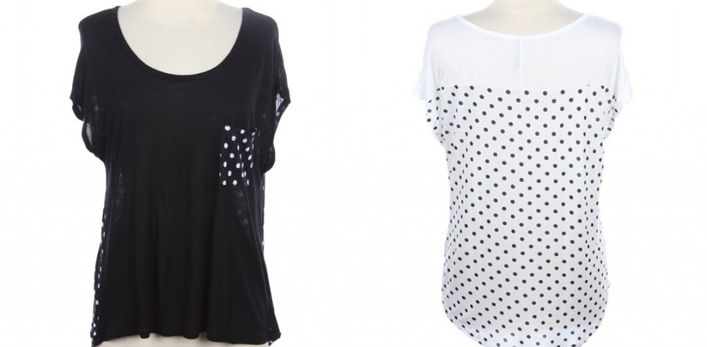 Polka Dot Pocket Tees