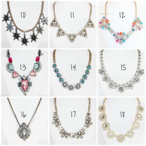 crystal necklace sale