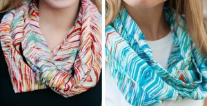ikat infinity scarves
