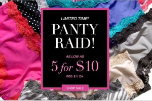 maidenform panty raid