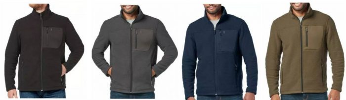 Men’s Grid Fleece Jacket $9.98 (Reg $14.98) Free Shipping! *4 Color ...