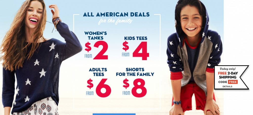 old navy free shipping sale