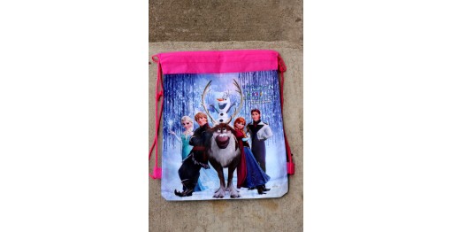 pink frozen backpack