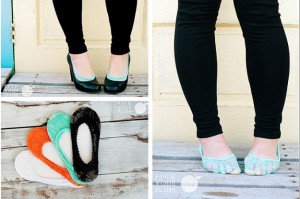 lace peek-a-boo socks