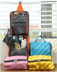 multi pocket portable travel bag