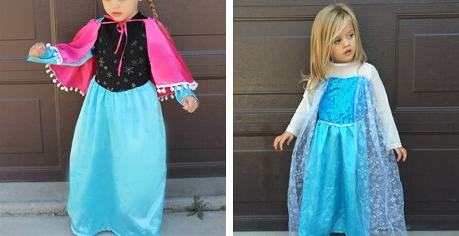 Elsa and Anna Dress