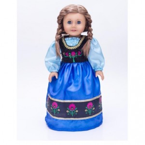 anna look alike doll costume 300x300 Elsa and Anna American Girl Doll Dresses   Starting at $14.24 shipped!