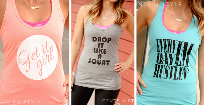 cents of style workin tanks