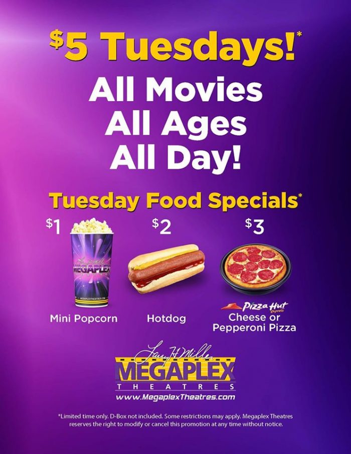 larry h miller megaplex $5 tuesdays