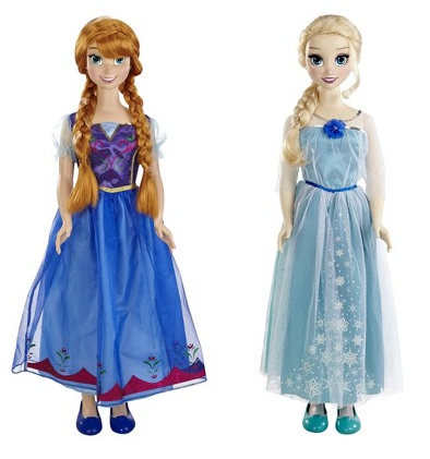 anna and elsa disney frozen my size doll