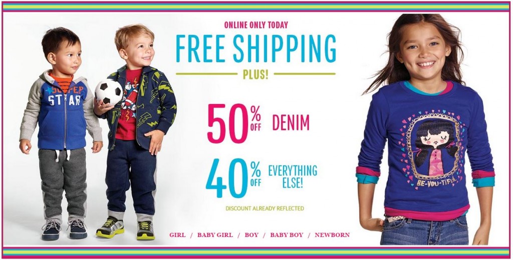 childrens place free shipping sept 30