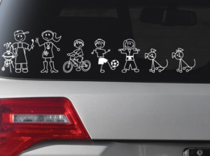 family car sticker