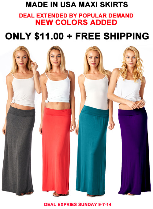 solid maxi skirts tagunder