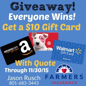 Farmers Insurance Quote Giveaway
