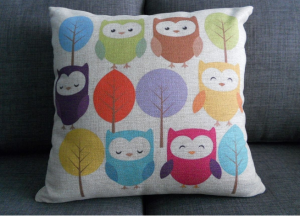 owl pillow