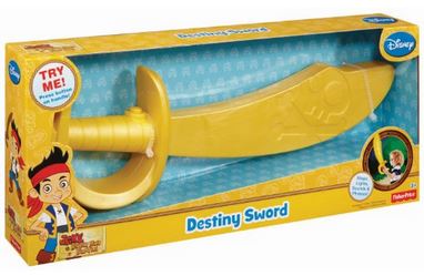 Fisher-Price Disney Jake and The Never Land Pirates Destiny Sword