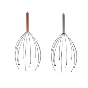 Hand Held Scalp Head Massager - Pack of Two (Colors May Vary)