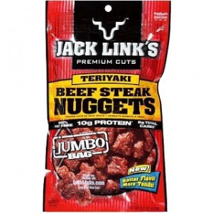 Jack Link's JUMBO Bag of Premium Cuts Teriyaki Beef Steak Nuggets