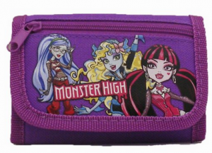 monster high purple wallet