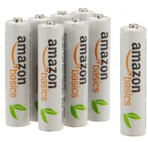 AmazonBasics 8 Pack AAA Ni-MH Pre-Charged Rechargeable Batteries