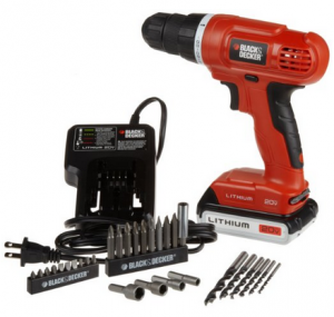 Black & Decker LD120VA 20-Volt MAX Lithium-Ion Drill Driver with 30 Accessories