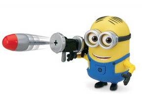 Despicable Me Dave Deluxe Action Figure with Rocket Launcher