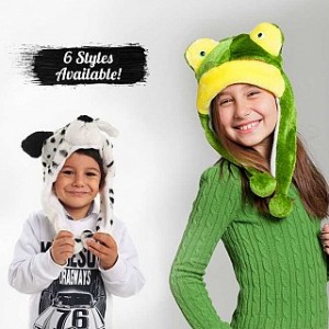 Plush Animal Flap Hats