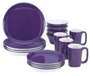 Rachael Ray Dinnerware Round and Square 16-Piece Dinnerware Set