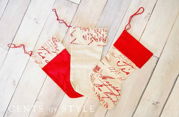 cents of style christmas stockings