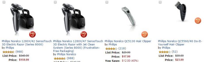 phillips norelco hair clippers amazon deal